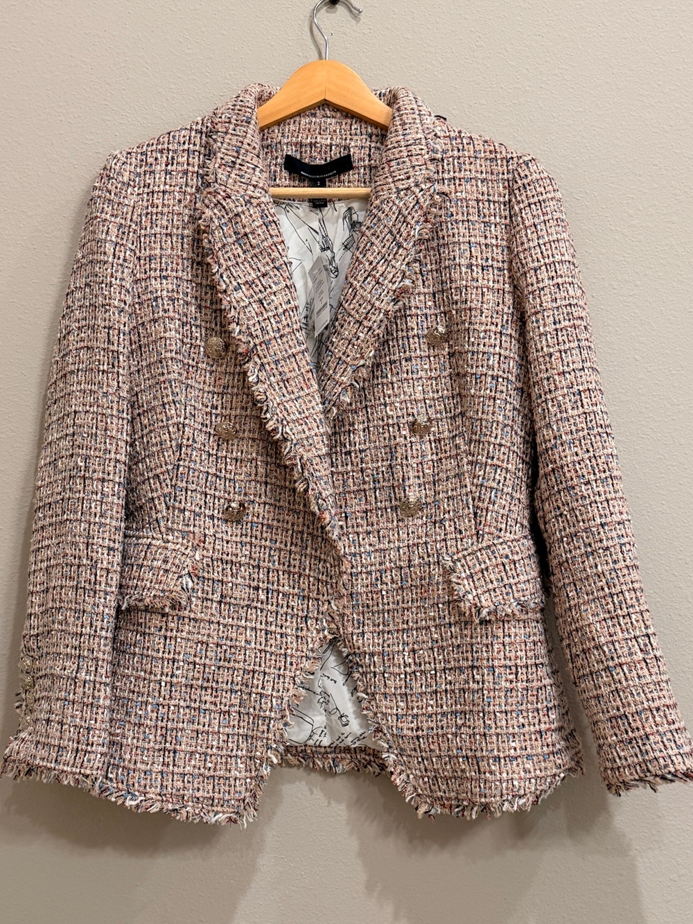 NWT $225 WHBM Pink Tweed
Studio Blazer size 2 - Picture 2 of 13